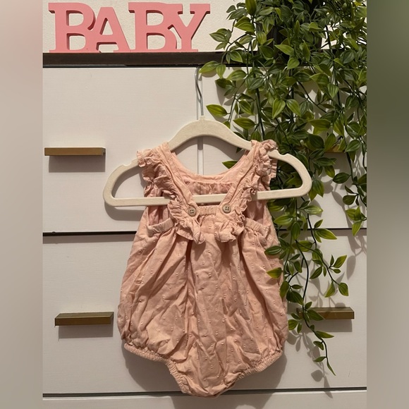 Shabby Chic Pink Baby Romper🌷 - Picture 2 of 2